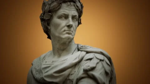 Statue of Julius Caesar Vídeo Stock 154190828