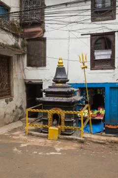 Statue in the Kathmandu Stock Photos