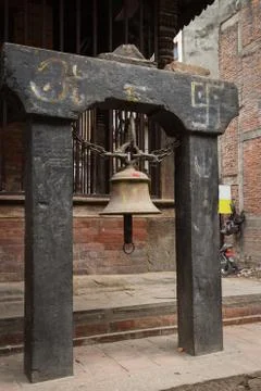 Statue in the Kathmandu Stock Photos