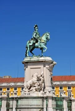 Statue of king jose Stock Photos