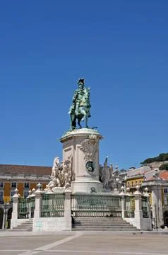 Statue of king jose Stock Photos