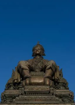 Statue of King of Thailand. Stock Photos