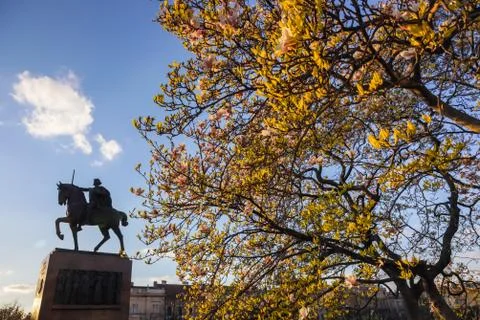 Statue of king Tomislav Stock Photos