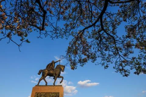 Statue of king Tomislav Stock Photos