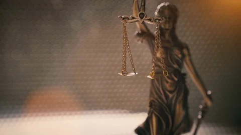 Statue of Lady Justice Stock Footage 71978904