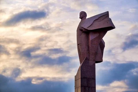 Statue of Lenin Foto stock