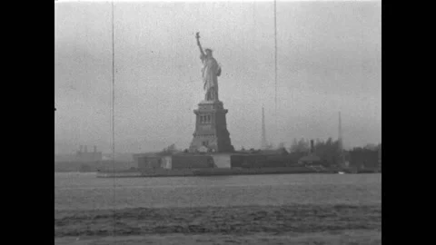 Statue of Liberty 1938 Stock Footage 176540580