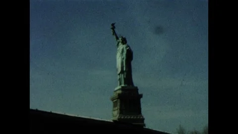 Statue of Liberty 1980 Vídeos de archivo 251809463