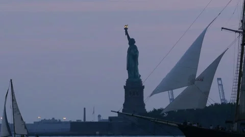 Statue Of Liberty 2 스톡 동영상 7765459