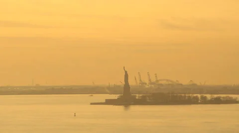 Statue of Liberty 2 Stock Footage 34086262
