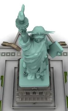 Statue of liberty  4 Stock Illustration