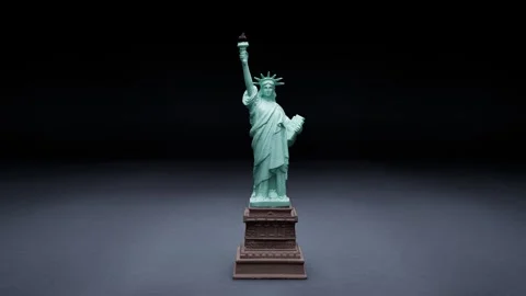 Statue of Liberty Animation Stock Footage 325932276
