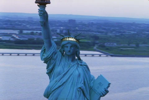 Statue of Liberty - BG028 Stock Footage 796776