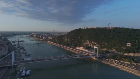 The Statue of Liberty in Budapest. Stock Footage 250118420