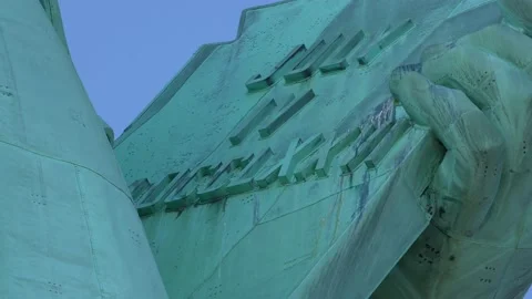 Statue of Liberty, close up 4K 스톡 동영상 228476509