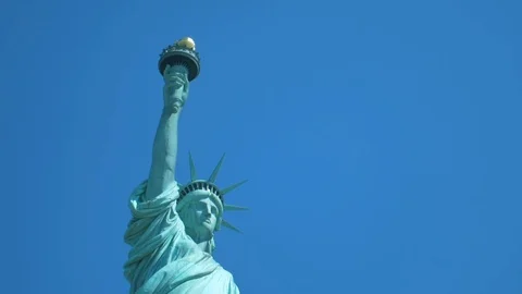 Statue of Liberty (Closeup) Stockbeeldmateriaal 93873732