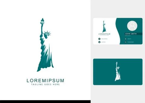 Statue of Liberty design inspiration Stock Illustration