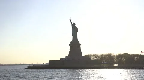 Statue of Liberty at Dusk Stock Footage 62783864