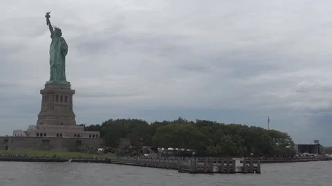 Statue of Liberty from the ferry Stock Footage 146170902