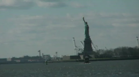 Statue of Liberty Stock Footage 697948