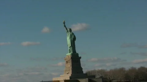 Statue of Liberty Stock Footage 697984