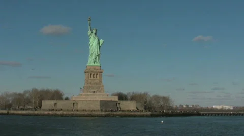 Statue of Liberty Stock Footage 697988