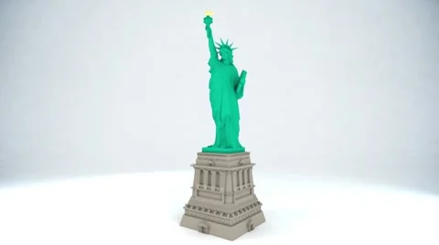 Statue of Liberty Video stock 8637859