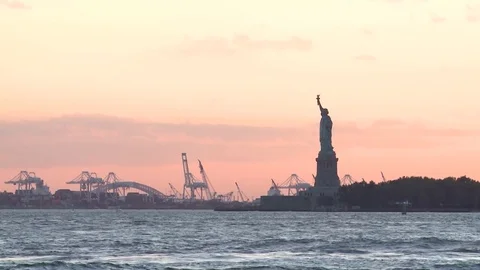 The Statue of Liberty 库存影片 77168292