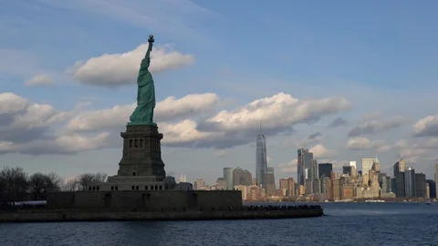 Statue of Liberty Stock Footage 119038890