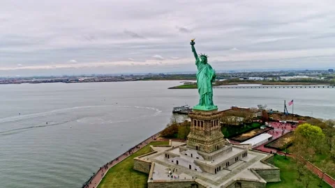 The Statue of Liberty Stock Footage 147945366