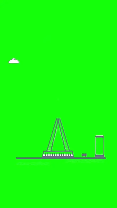 Statue of liberty green screen Stock Footage 296923721
