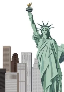 Statue of Liberty Illustrazione stock