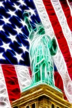Statue of Liberty Stock Illustration