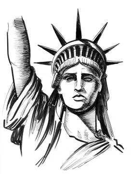 Statue of Liberty Stock Illustration