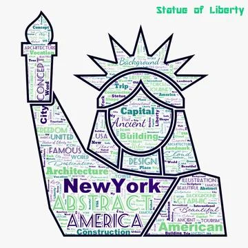 Statue of liberty Illustrazione stock