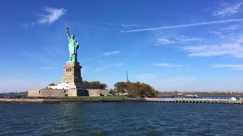 Statue of Liberty monument Stock Footage 81674343