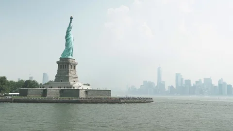 Statue of Liberty Motion Stock Footage 93611765