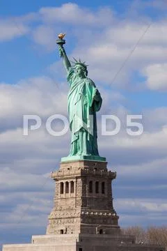 The statue of liberty in new york city Stock Photos
