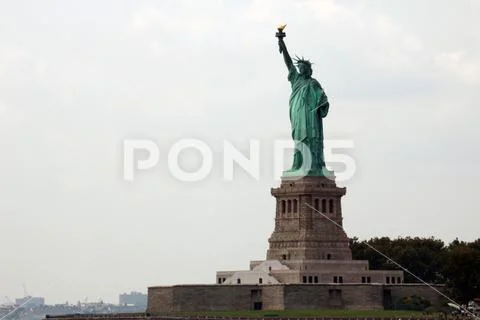 The Statue of Liberty in New York City. Stock Photos