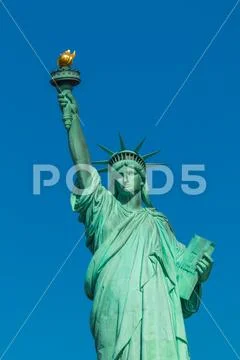 The Statue of Liberty in New York City Stock Photos