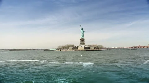 Statue of Liberty, New York Stock Footage 24392358