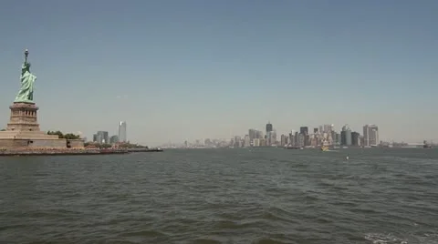 Statue Of Liberty in NYC Video stock 10892341