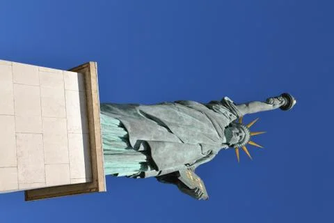 Statue of liberty in Paris Stock Photos