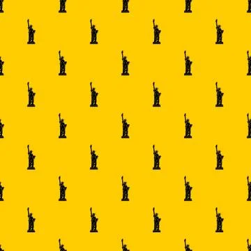 Statue of liberty pattern vector Stock Illustration