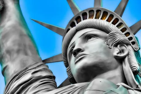 The Statue of Liberty 스톡 사진