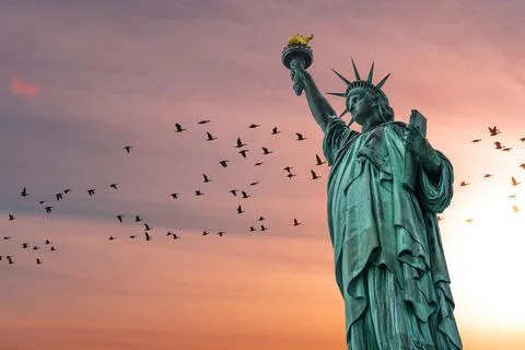 Statue of liberty Stock Photos