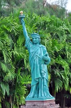 Statue of liberty replica Stock Photos