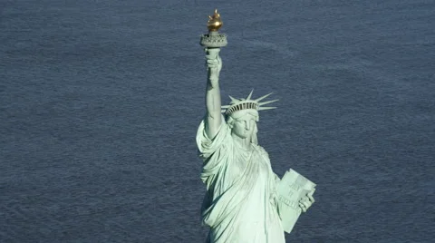 Statue of Liberty. Shot in 2011. Stock Footage 59181337