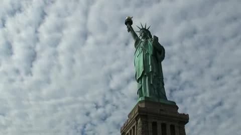 Statue of Liberty Side Video stock 11024970