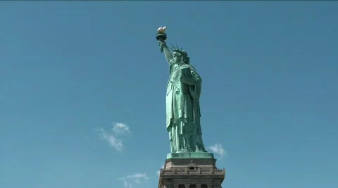 Statue of Liberty timelapse Stock Footage 517396